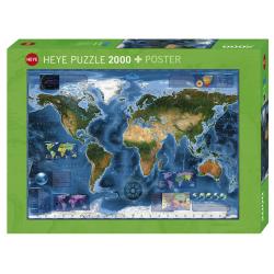 Puzzle Satellite Map 2000 pezzi