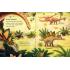 Libro con mascherine per stencil Dinosauri dai 3 anni