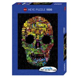 Puzzle Doodle Skull 1000 pezzi