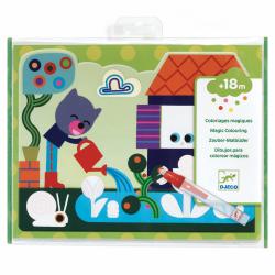 Disegni da Colorare Magici Nascosto in Giardino dai 18 mesi