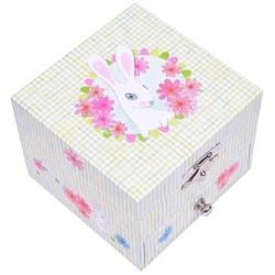 Cofanetto musicale Portagioie Sweet rabbits song