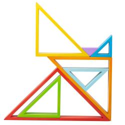 Triangoli Impilabili in Legno +3 anni