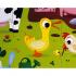 Puzzle Tattile Gli Animali della Fattoria 20 pezzi 2-4 anni