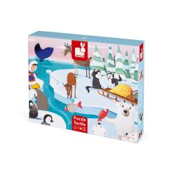Puzzle Tattile la Vita Sulla Banchisa 20 pezzi 2-4 anni 