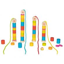 Gioco da infilare il bruchetto dai 3 anni