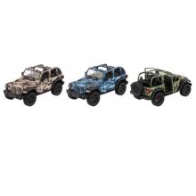 Jeep Wrangler aperta Mimetica 1:34 L: 13 cm +3 anni