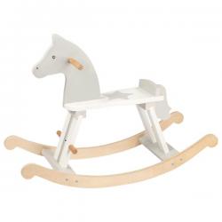 Cavallo a Dondolo bianco e grigio +1 anno