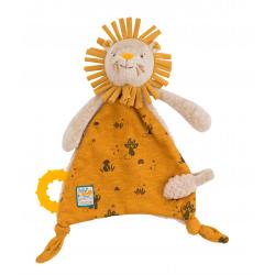 Doudou porta ciuccio Leone +0 mesi