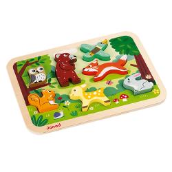 Puzzle Foresta 7 Pezzi da 1 anno